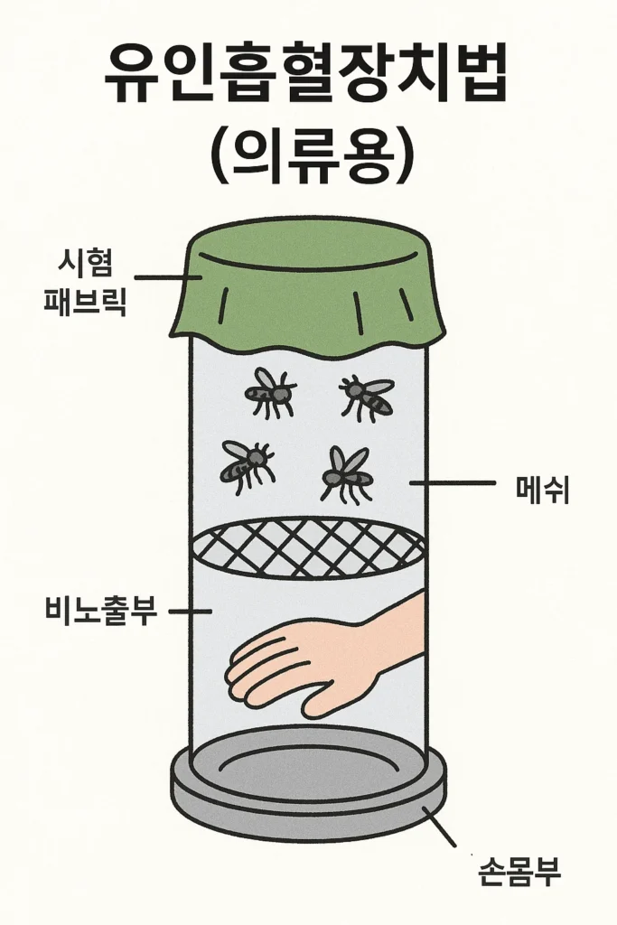 유인흡혈장치법 시험원리 이미지